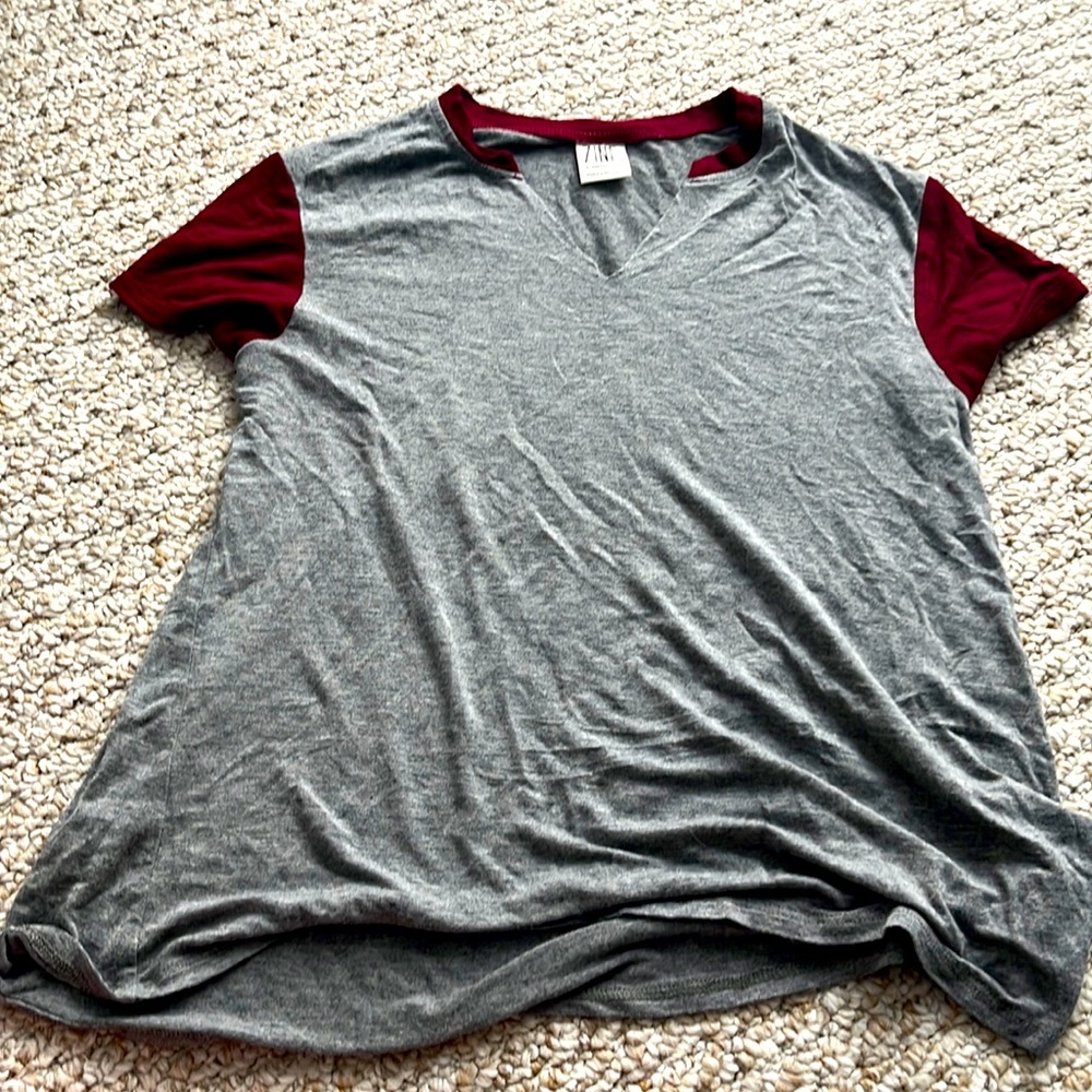 V cut t shirt
